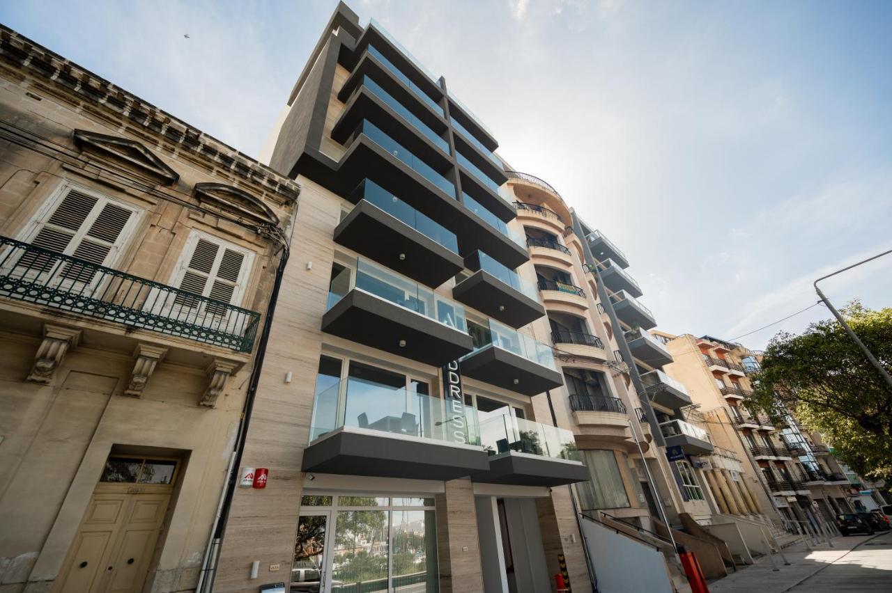 The Address Seafront Suites With Hot Tub Pietà Exterior foto